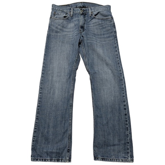 Levis 514 Slim Straight - Men 32x30 Denim Blue Jeans - Picture 4 of 16